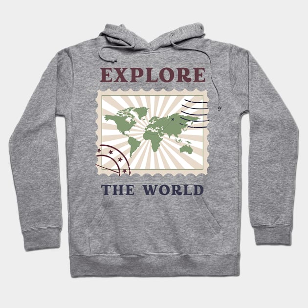 Explore the world Hoodie by Kahlenbecke